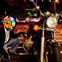 daft punk helmet is alive! @ ShockBlast