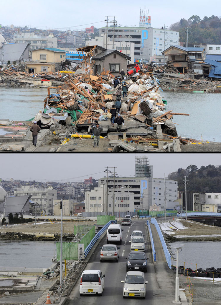 JAPAN-QUAKE-DISASTER-ONE YEAR-COMBO