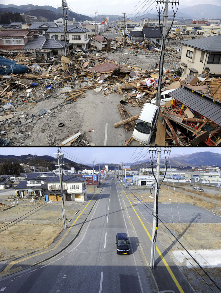 JAPAN-QUAKE-DISASTER-ONE YEAR-COMBO