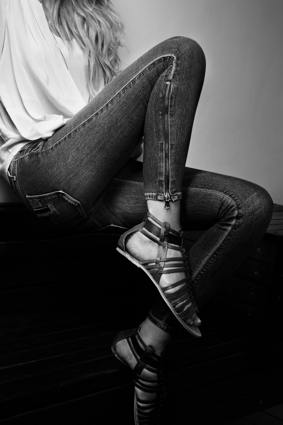 Black Orchid Denim look book ShockBlast